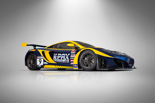 Illustration for article titled The K-PAX Racing McLaren 12C GT3 Is Blue And Gold Magnificence